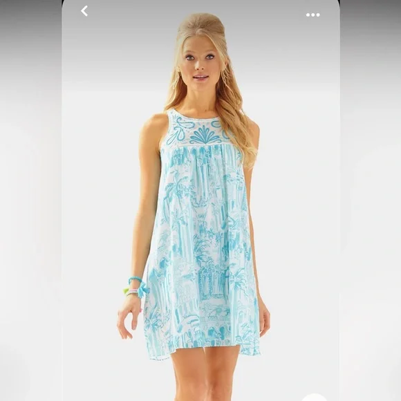 Lilly pulitzer trapeze dress deals